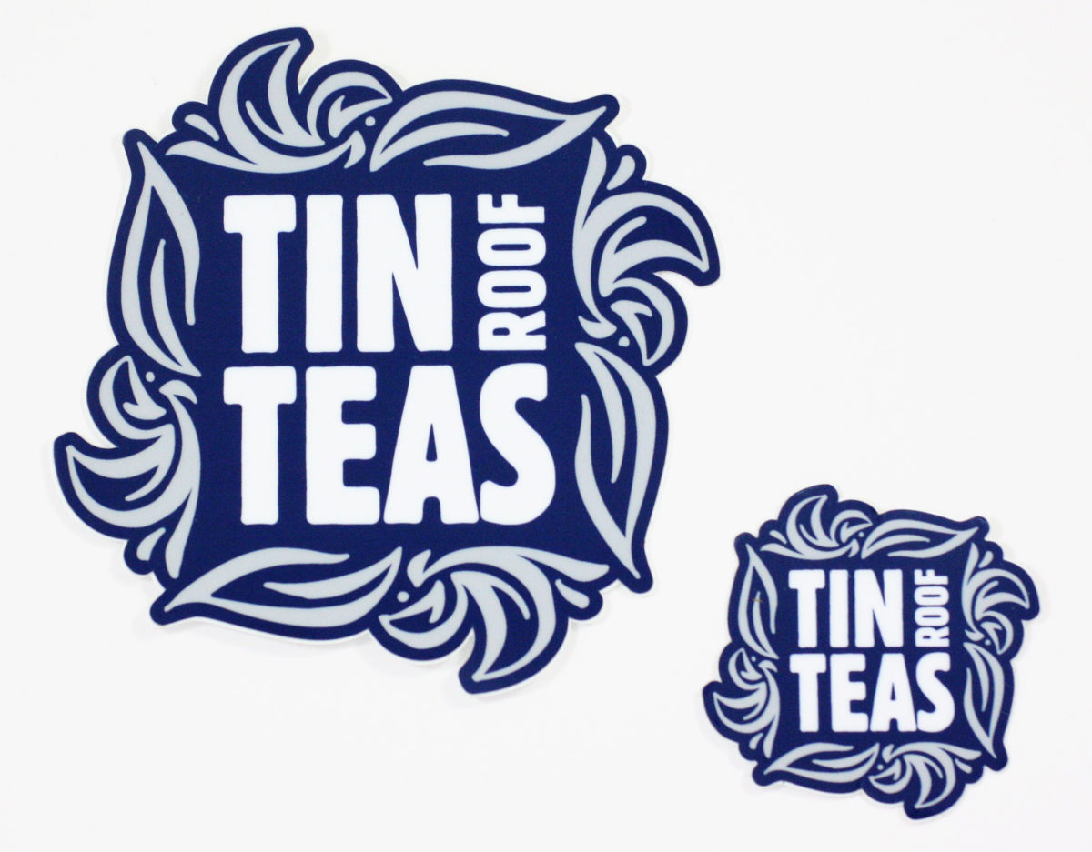 Tin Roof Tea Stickers
